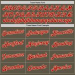 Custom Name Number Sports Hoodie Pullover Sweatshirt Salute To Service Stitched Olive Red Cream Team Gear Personalized Stitched