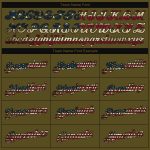 Personalized Olive Vintage USA Flag Black Sports Hoodie Sweatshirt - Stitched Salute To Service Pullover Personalized Stitched
