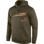 Custom Name Vintage USA Flag Black Pullover Hoodie Personalized Sports Sweatshirt Salute To Service Personalized Stitched