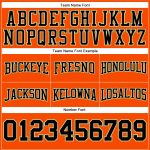 Custom Name and Number Football Hoodie Sweatshirt - Personalized Stitched Orange Black City Cream-Old Gold Personalized Stitched