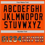 Custom Stitched Orange Vintage USA Flag Hoodie with Team Name & Number - Cream Sports Pullover Sweatshirt Personalized Stitched