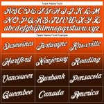 Custom Team Name Number Hoodie Sweatshirt - Personalized Stitched Orange White-Brown Fade Fashion Sports Pullover Personalized