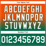 Custom Team Name Number Sports Hoodie Orange White Kelly Green Pullover Sweatshirt Personalized Stitched Orange White-Kelly