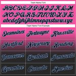 Custom Name Number Sports Hoodie Pullover Sweatshirt - Personalized Stitched Pink Black Light Blue Fade Fashion Personalized