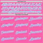 Custom Name Number Pink Blue White Split Sports Hoodie Pullover Sweatshirt Fashion Design Personalized Stitched Team Apparel