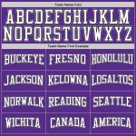 Custom Name Number Sports Hoodie Purple Black Pinstripe Stitched Pullover Sweatshirt for Team - Personalized White Gray Personalized