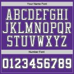Custom Name Number Sports Hoodie Purple Black Pinstripe Stitched Pullover Sweatshirt for Team - Personalized White Gray Personalized
