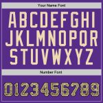 Custom Name and Number Purple Camo-Black Sports Hoodie - Personalized Stitched Pullover Sweatshirt Personalized Stitched