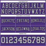 Custom Name Number Football Hoodie Sweatshirt Personalized Stitched Purple Gray Black Team Pullover Personalized Stitched