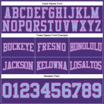 Custom Team Name Number Hoodie Sweatshirt Pullover Personalized Stitched Purple Light Blue Pink Football Personalized Stitched
