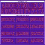 Custom Purple-Orange 3D Pattern Sports Hoodie with Personalized Name and Number - Stitched Pullover Sweatshirt Personalized