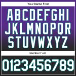 Custom Team Name Number Hoodie Personalized Stitched Purple White Black Teal Fade Fashion Sports Pullover Sweatshirt Personalized