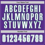 Custom Name and Number Sports Hoodie - Personalized Purple White Kelly Green Pullover Sweatshirt Personalized Stitched Purple