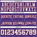Custom Name Number Hoodie Sweatshirt for Football - Personalized Purple White-Red Stitched Pullover Personalized Stitched