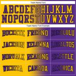 Custom Name Number Hoodie Purple Yellow-Black Gradient Sports Pullover Sweatshirt Fashion Team Personalized Personalized