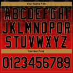 Custom Name Number Sports Pullover Hoodie 3D Pattern Red Black Old Gold Sweatshirt Team Design Personalized Stitched Red