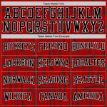 Custom Personalized Halloween Hoodie 3D Pattern Team Sweatshirt with Stitched Name & Number - Red Black White Design Personalized