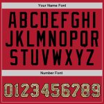Custom Red Camo Sports Hoodie Pullover Sweatshirt with Stitched Name and Number Personalized Stitched Red Camo-Cream Sports