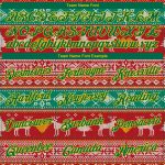 Custom Name Number Christmas Reindeer Hoodie Sweatshirt - Personalized Stitched Red Green Gold 3D Pullover for Team Personalized