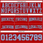Custom Team Football Hoodie with Personalized Name and Number, Stitched Red Light Blue and Steel Gray Pullover Sweatshirt