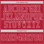Custom Name and Number Sports Hoodie Sweatshirt - Personalized Stitched Red-Royal Pullover for Teams Personalized Stitched