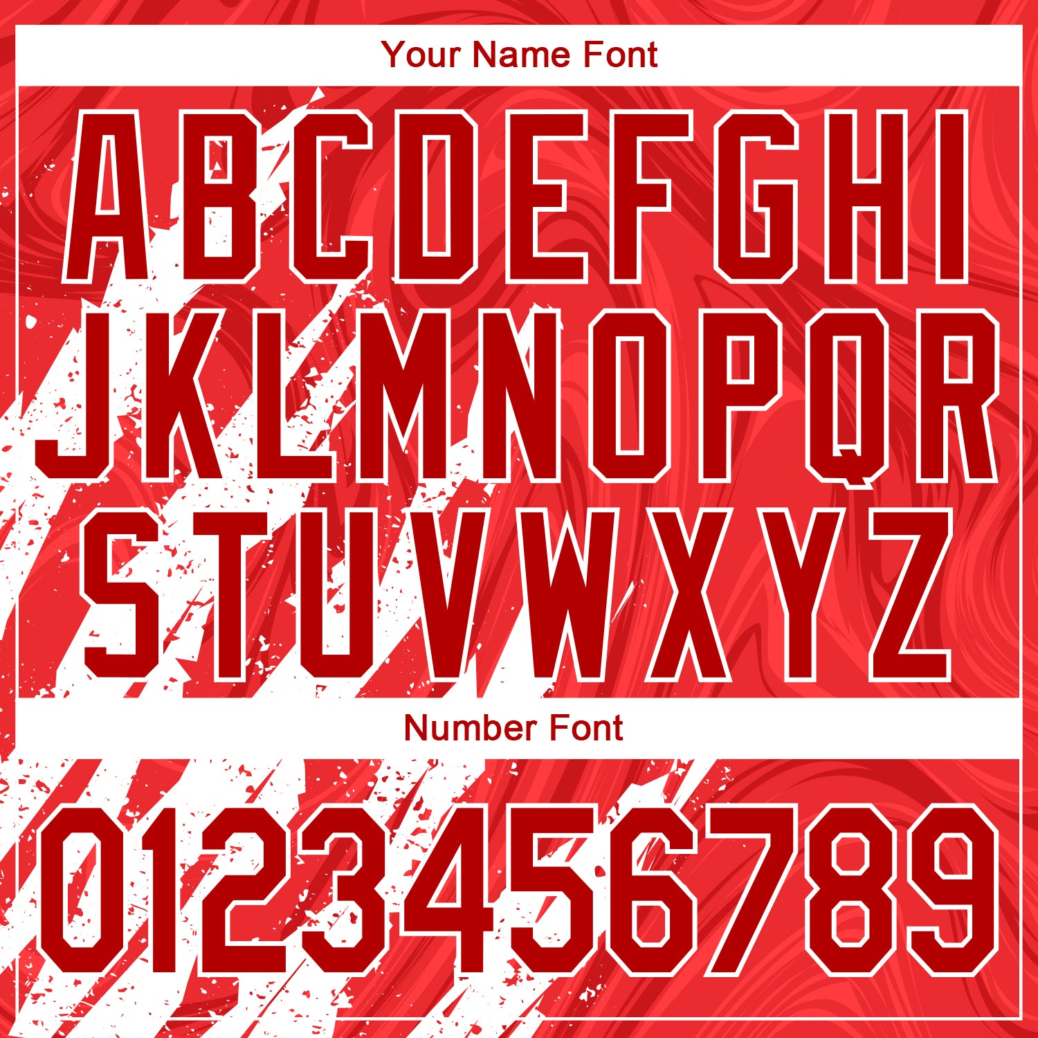 Personalized Stitched Red Red-White 3D Pattern Design Sports Pullover Sweatshirt Hoodie Team Custom Name and Number Custom Name and Number Sports Hoodie with Red-White 3D Pattern Design - Personalized Stitched Pullover Sweatshirt Personalized - Image 4