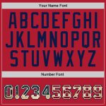 Custom Name Number Vintage Red USA Flag Pullover Hoodie Cream Sports Sweatshirt Personalized Stitched Red Vintage USA Flag-Cream
