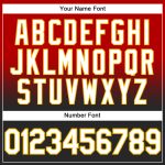 Custom Team Name Number Pullover Hoodie Sweatshirt - Personalized Red White Black Gold Fade Sports Fashion Personalized Stitched