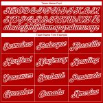 Custom Name and Number 3D Christmas Sports Hoodie - Personalized Stitched Pullover Sweatshirt in Red and White Personalized