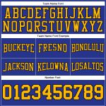 Custom Name and Number 3D Skull Hoodie Sweatshirt in Royal Gold and Black - Personalized Fashion Sports Pullover Personalized