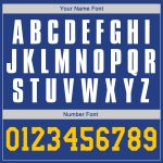 Custom Name and Number Sports Hoodie Royal Gold-Red Pullover Sweatshirt Personalized Team Design Personalized Stitched Royal