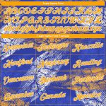 Custom Name Number Sports Hoodie Personalized 3D Pattern Stitched Royal Gold-White Pullover Sweatshirt Personalized Stitched