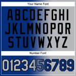 Custom Name & Number Fashion Sports Hoodie - Stitched Royal Gray-Black Gradient Pullover Sweatshirt Personalized Stitched