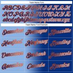 Custom Personalized Sports Pullover Hoodie with Name and Number - Royal Light Blue-Orange Gradient Sweatshirt Personalized