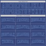Custom Team Name Number Personalized Royal-Light Blue Hoodie Pullover Sports Sweatshirt Personalized Stitched Royal Royal-Light