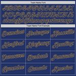 Custom Name and Number Sports Pullover Hoodie - Personalized Stitched Royal Old Gold Sweatshirt Personalized Stitched Royal