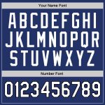 Custom Name and Number Sports Hoodie - Personalized Royal White-Black Pullover Sweatshirt Personalized Stitched Royal White-Black