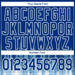 Custom Name and Number 3D Sports Hoodie for Christmas Tree Design - Personalized Stitched Royal White Sweatshirt Personalized