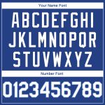 Custom Team Hoodie with Personalized Name & Number - Royal White-Light Blue Sports Pullover Sweatshirt Personalized Stitched