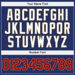 Custom Name and Number Sports Pullover Hoodie - Personalized Stitched Royal White and Old Gold Sweatshirt Personalized Stitched