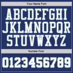 Custom Royal White Pinstripe Sports Hoodie with Name & Number - Personalized Light Blue Pullover Sweatshirt Personalized