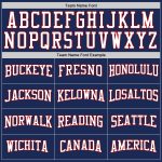 Custom 3D American Flag Hoodie Personalized Stitched Sports Sweatshirt with Team Name and Number in Royal White-Red Personalized