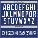 Custom Name Number Royal White Sports Hoodie Pullover Sweatshirt Personalized Team Apparel Personalized Stitched Royal White