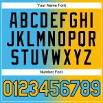 Custom Name Number Personalized Sports Hoodie Sweatshirt Sky Blue Gold-Black Gradient Stitched Fashion Pullover Personalized
