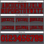 Custom Name Number Football Hoodie Sweatshirt Pullover Stitched Steel Gray Red Black Team Apparel Personalized Stitched Steel