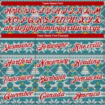 Custom Name Number 3D Sports Hoodie Teal Red-White Christmas Pullover Sweatshirt Personalized Team Apparel Personalized Stitched