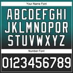 Custom Team Hoodie with Personalized Name and Number, Teal White-Black Fade Pullover Sweatshirt for Fashion Sports Personalized