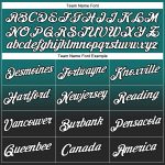 Custom Team Hoodie with Personalized Name and Number, Teal White-Black Fade Pullover Sweatshirt for Fashion Sports Personalized