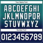 Custom Name Number Hoodie Stitched Teal Navy Fade Fashion Sports Pullover Sweatshirt for Team Personalized Stitched Teal