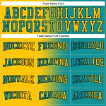 Custom Name Number Hoodie for Team - Teal Yellow Black Gradient Fashion Pullover Sweatshirt Personalized Stitched Teal Yellow-Black